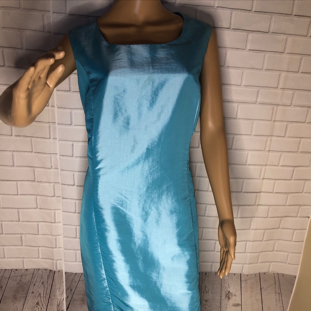 Size 16 W Ashro Light Blue Formal Wedding Church Party Jackie Dress